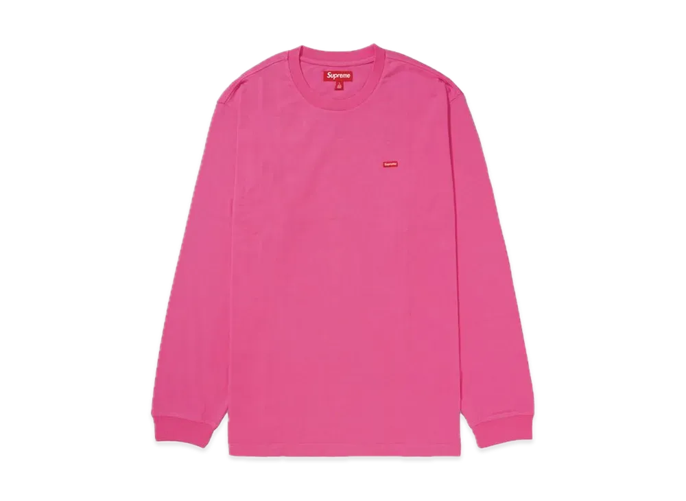 Supreme Small Box L/S Tee "Pink" (25SS)