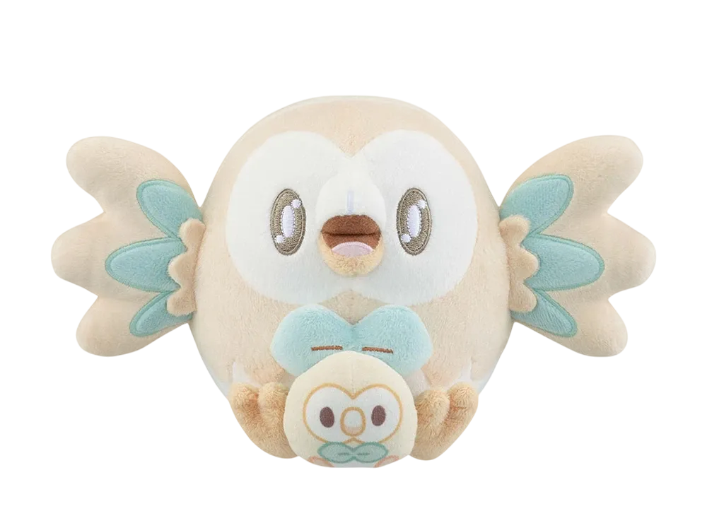 BANDAI "Ichiban Kuji" -Poke Peace ~"PEACE" moment~- D Prize Rowlet Plush