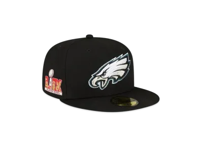 NEW ERA 59Fifty NFL Super Bowl LIX Philadelphia Eagles "Black"