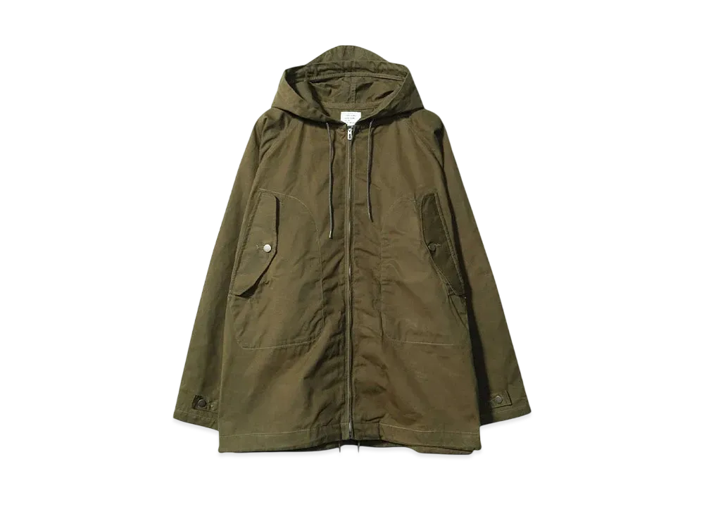 ANDFAMILYS WEATHER CLOTH PARAFFIN PARKA "OD"