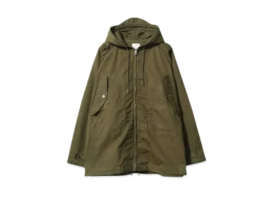ANDFAMILYS WEATHER CLOTH PARAFFIN PARKA "OD"
