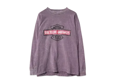 ANDFAMILYS Chemical Long Tee- MOTORCYCLE - "VIO"