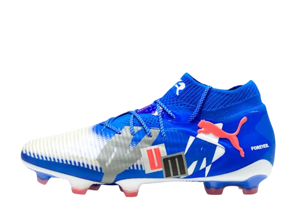 Puma Future 8 Ultimate Forver "Puma White/Ultra Blue/Feather Gray/Puma Black/Glowing Red"