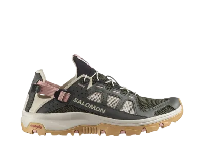 Salomon Women's Techamphibian 5 "Peat/Rainy Day/Hyma Pink"