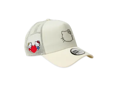NEW ERA x HELLO KITTY 9Forty A-Frame Tracker Rhinestone "Chrome"