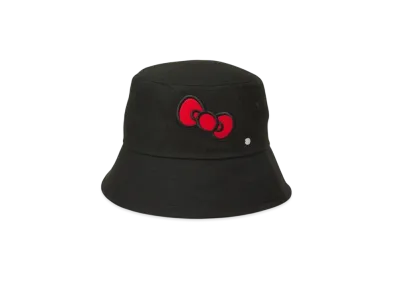 NEW ERA x HELLO KITTY Bucket 01 Sailor Brim Ribbon "Black"