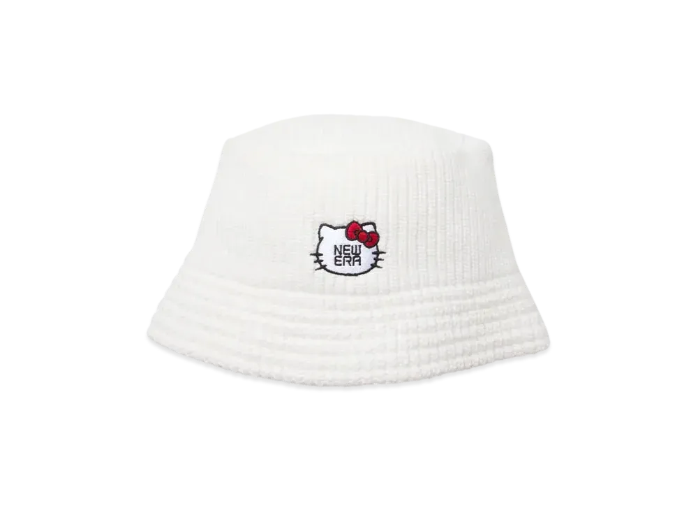 NEW ERA x HELLO KITTY Knit Bucket New Era Face "White"