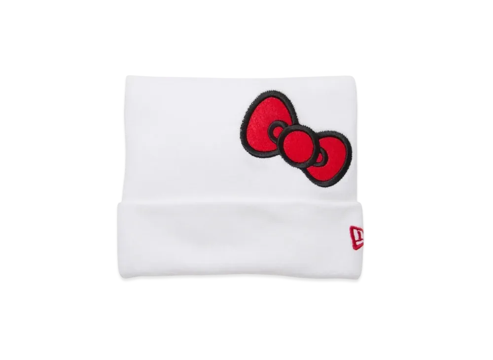 NEW ERA x HELLO KITTY Square Knit Ribbon "White"