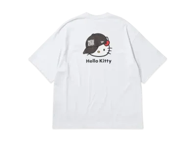 NEW ERA x HELLO KITTY Short Sleeve Oversized Cotton T-Shirt Cap "White"
