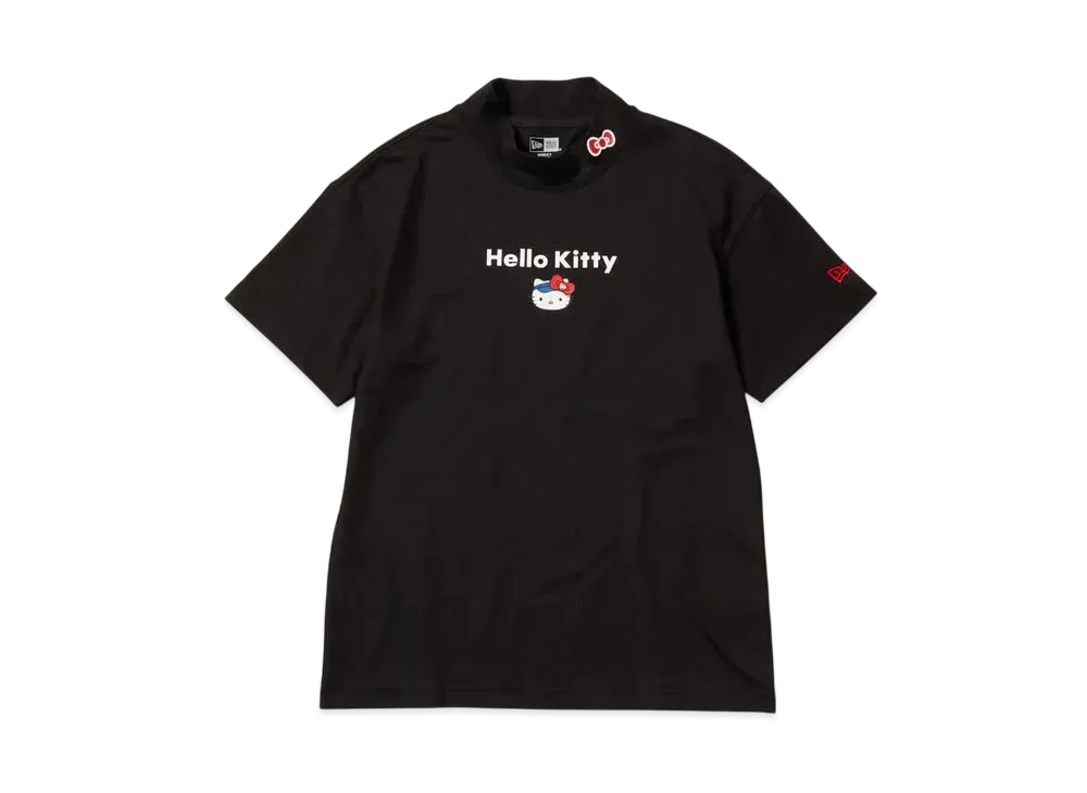 NEW ERA x HELLO KITTY Golf Women's Short Sleeve Mid Neck T-shirt "Black"