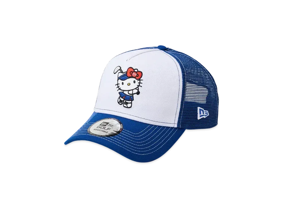 NEW ERA x HELLO KITTY Golf Women's 9Forty A-Frame Tracker Hello Kitty "White/Royal"