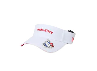 NEW ERA x HELLO KITTY Golf Women's Sun Visor Long Visor "White"