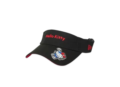 NEW ERA x HELLO KITTY Golf Women's Sun Visor Long Visor "Black"