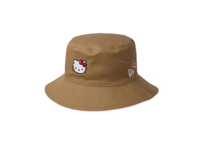 NEW ERA x HELLO KITTY Kid's Bucket 01 Reversible Hello Kitty "Khaki"