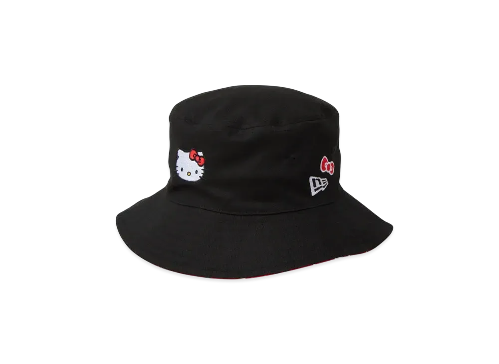 NEW ERA x HELLO KITTY Kid's Bucket 01 Reversible Hello Kitty "Black"