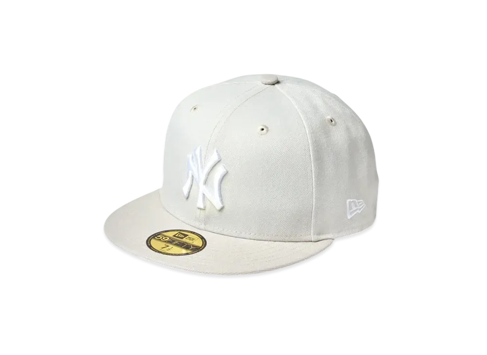 NEW ERA 59Fifty New York Yankees Powered by GORO NAKATSUGAWA (min-nano) "Sandy Linen/Stone"