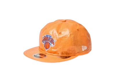 NEW ERA RC 9Fifty Flat Visor New York Knicks Powered by GORO NAKATSUGAWA (min-nano) "Orange"