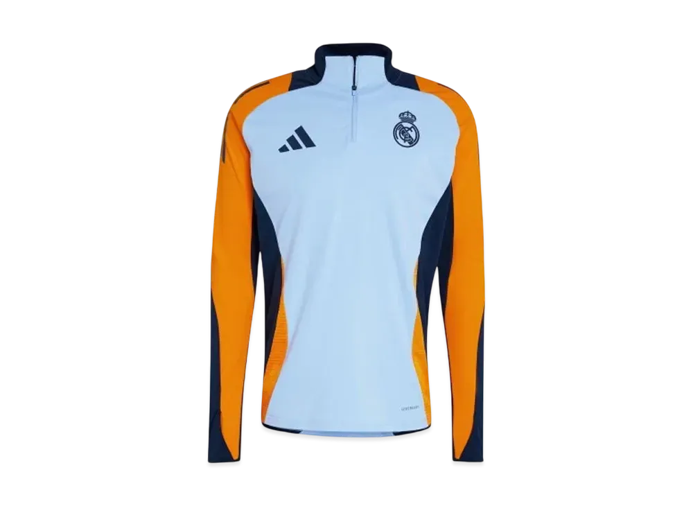 adidas Real Madrid Tiro 24 Competition Training Top "Glow Blue/Crew Orange/Team Navy Blue 2" "Glow Blue/Crew Orange/Team Navy Blue 2"