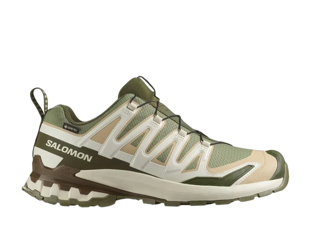 サロモン XA プロ 3D V9 ゴアテックス "ディープリッケングリーン/サファリ/ダークアース"