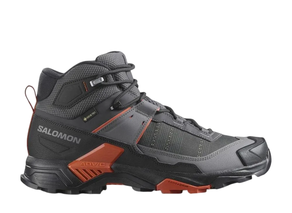 Salomon X Ultra 5 Mid GORE-TEX "Asphalt/Castlerock/Burnt Ochre"