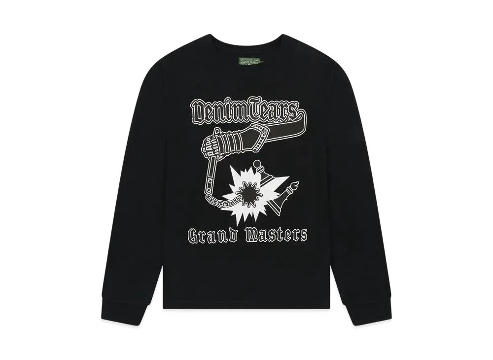 DENIM TEARS Grandmaster Tee "Black"