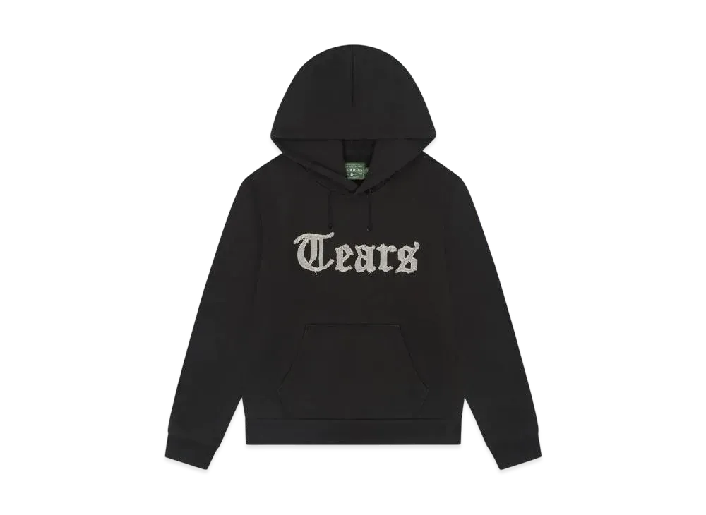DENIM TEARS Tears Cut Out Hoodie "Charcoal"