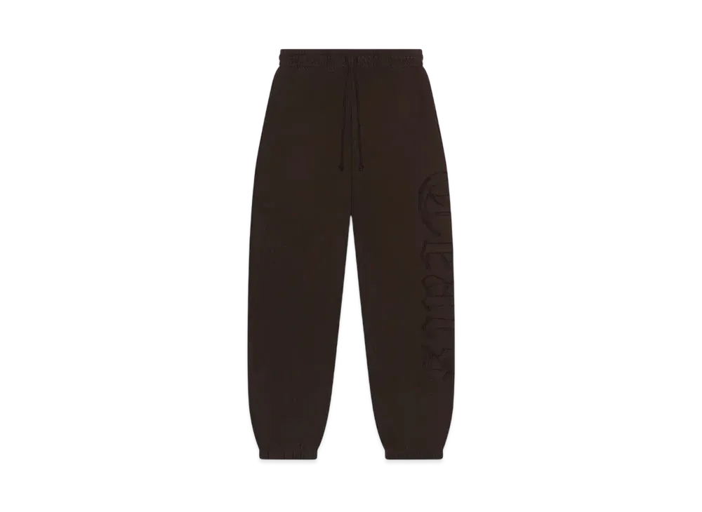 DENIM TEARS Tears Cut Out Sweatpants "Brown"