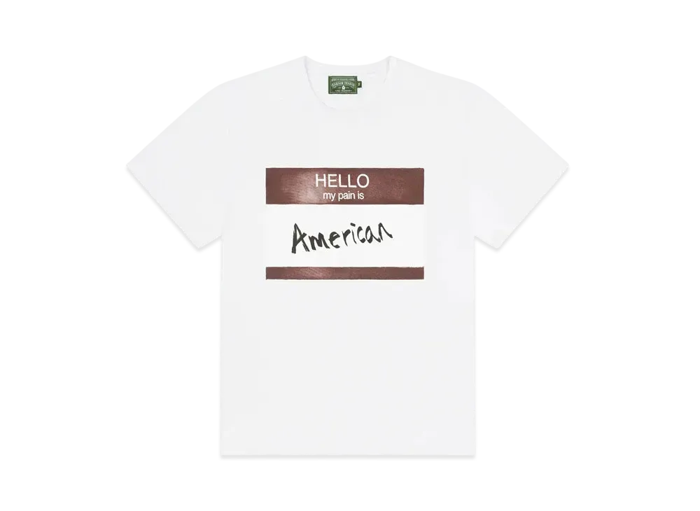 デニムティアーズ マイ ペイン イズ Tシャツ "ホワイト"