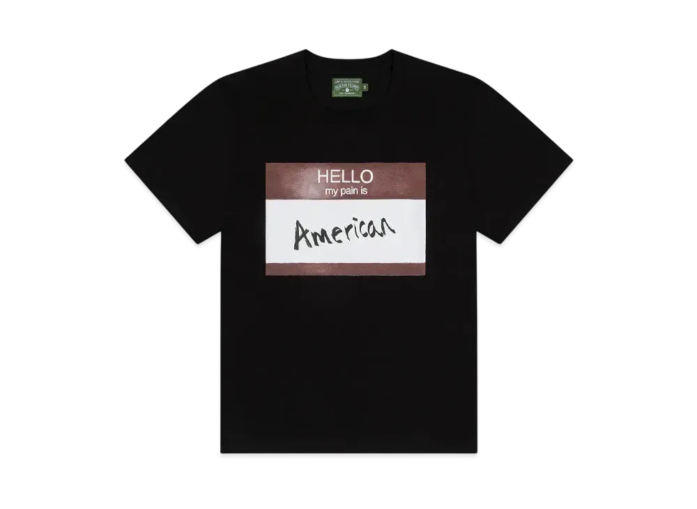 デニムティアーズ マイ ペイン イズ Tシャツ "ブラック"
