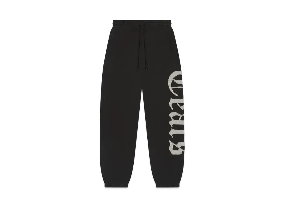 DENIM TEARS Tears Cut Out Sweatpants "Charcoal"