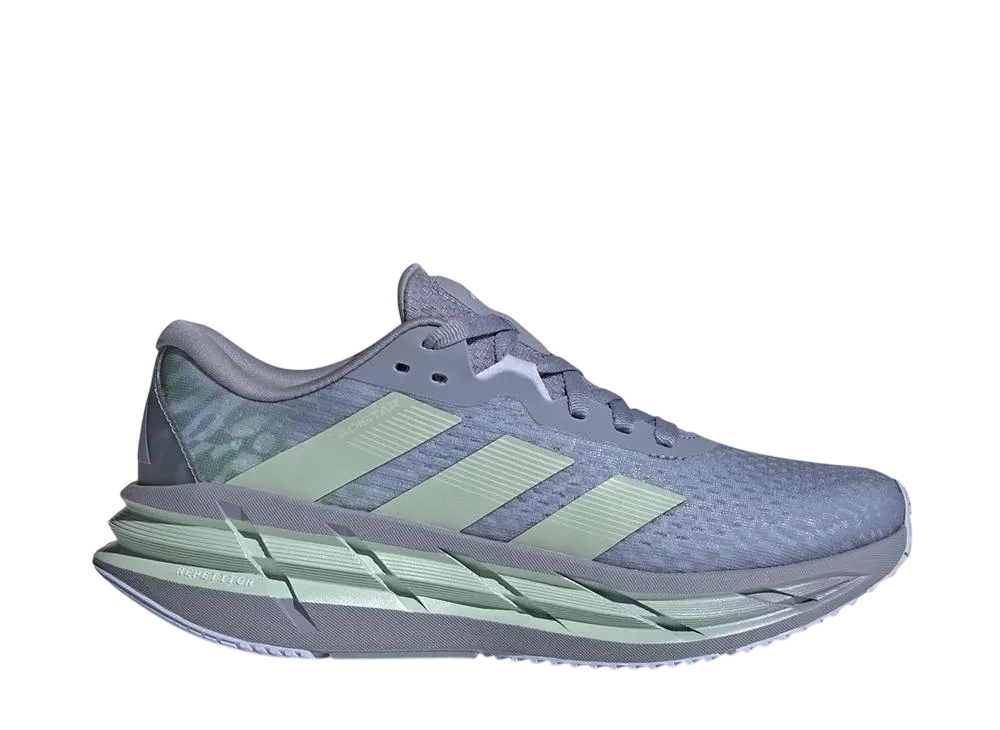 アディダス ウィメンズ アディスター3 ランニング "シルバーバイオレット/リネングリーンメット/バイオレットトーン"