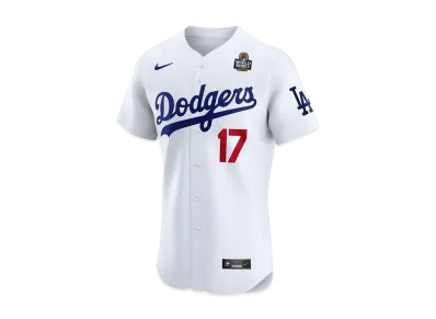 MLB Shohei Otani Dodgers Authentic Uniform 2024 World Series Advancement Commemoration Elite Jersey Nike Home "White"