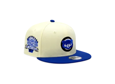 NEW ERA x THE CAP Youth 9Fifty 'Tokyo Series 01' Chicago Cubs "Chrome/Light Royal"
