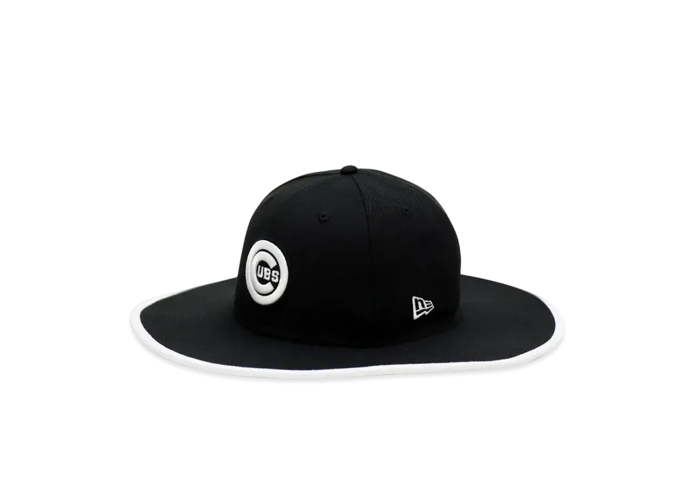 NEW ERA x THE CAP 6 Panel Fitted Bucket 'Tokyo Series 01' Chicago Cubs "Black"