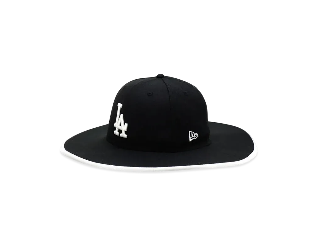 NEW ERA x THE CAP 6 Panel Fitted Bucket 'Tokyo Series 01' Los Angeles Dodgers "Black"