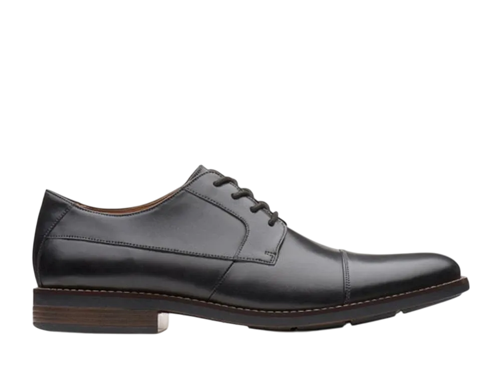 Clarks Becken Cap "Black Leather"