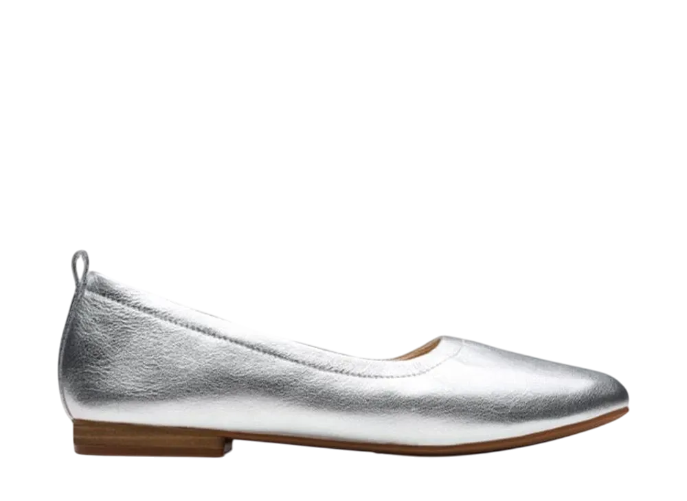 Clarks Women's Fawna Soft "Silver Metallic"