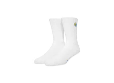HUF Total Eclipse Socks "White"