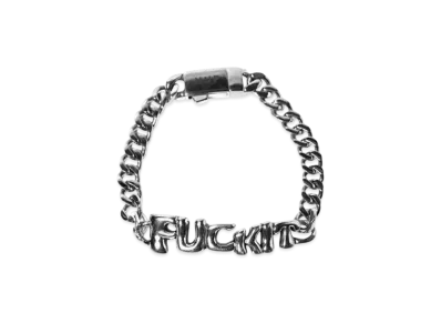 HUF Fuck It Warped ID Bracelet "Silver"