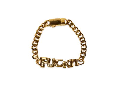HUF Fuck It Warped ID Bracelet "Gold"