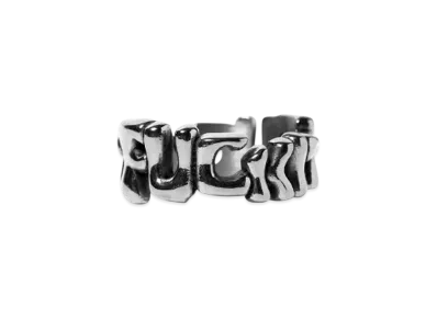 HUF Fuck It Warped Ring "Silver"