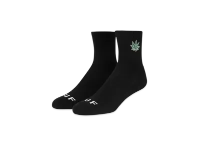 HUF Plantlife EMB 1/4 Socks "Black"