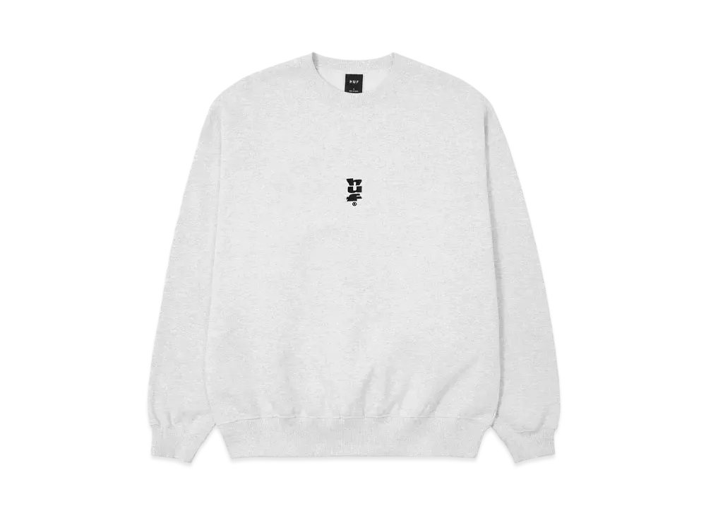 HUF Set Megablast Crewneck "Ash"