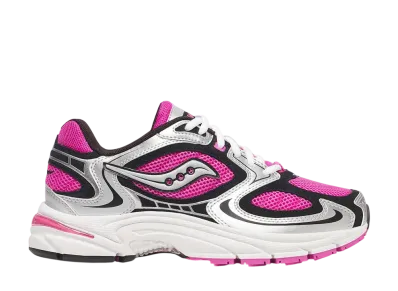 サッカニー グリッド ジャズ9 "ピンク/シルバー"