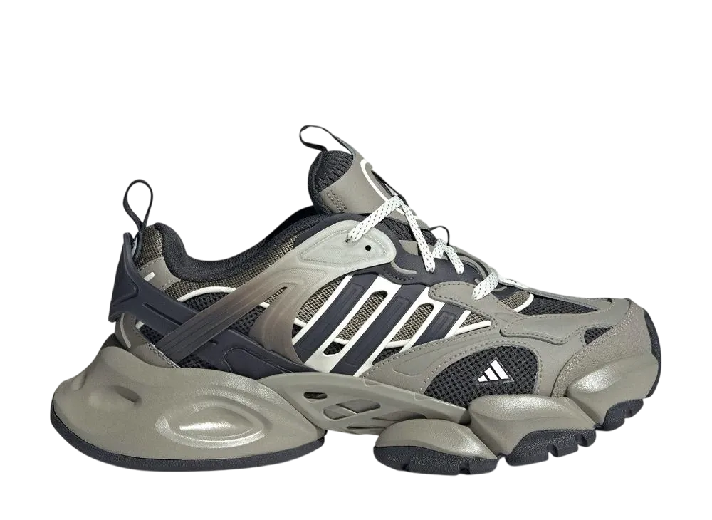 追跡有★adidas XLG RUNNER DELUXE ダークグレー 男女兼用 ADIDAS XLG Runner Deluxe 厚底 スニーカー 男女兼用 大人気