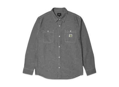 HUF Total Eclipse Chambray Shirt "Black"