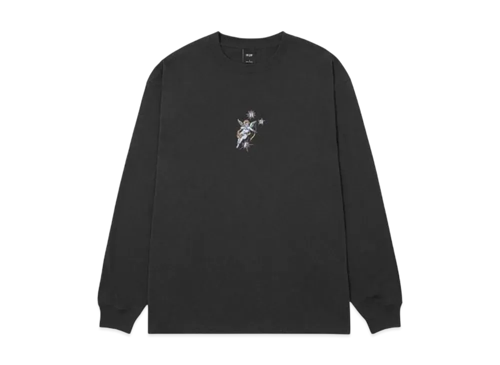 HUF Cupid LS Washed Tee "Washed Black"