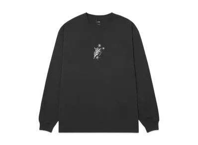 HUF Cupid LS Washed Tee "Washed Black"