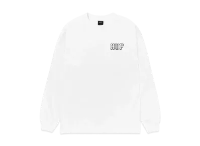 HUF Set Classic H LS Tee "White"