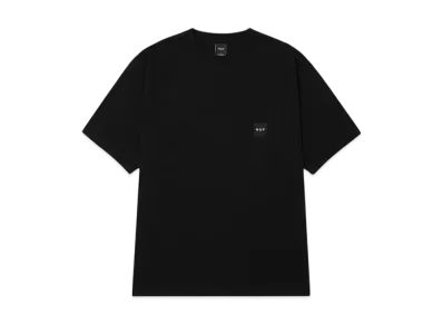 HUF Set Box Logo Pocket Tee "Black"